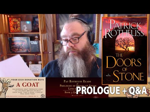 Prologue of the Doors of Stone! Patrick Rothfuss Reads It + Answers FAQ!