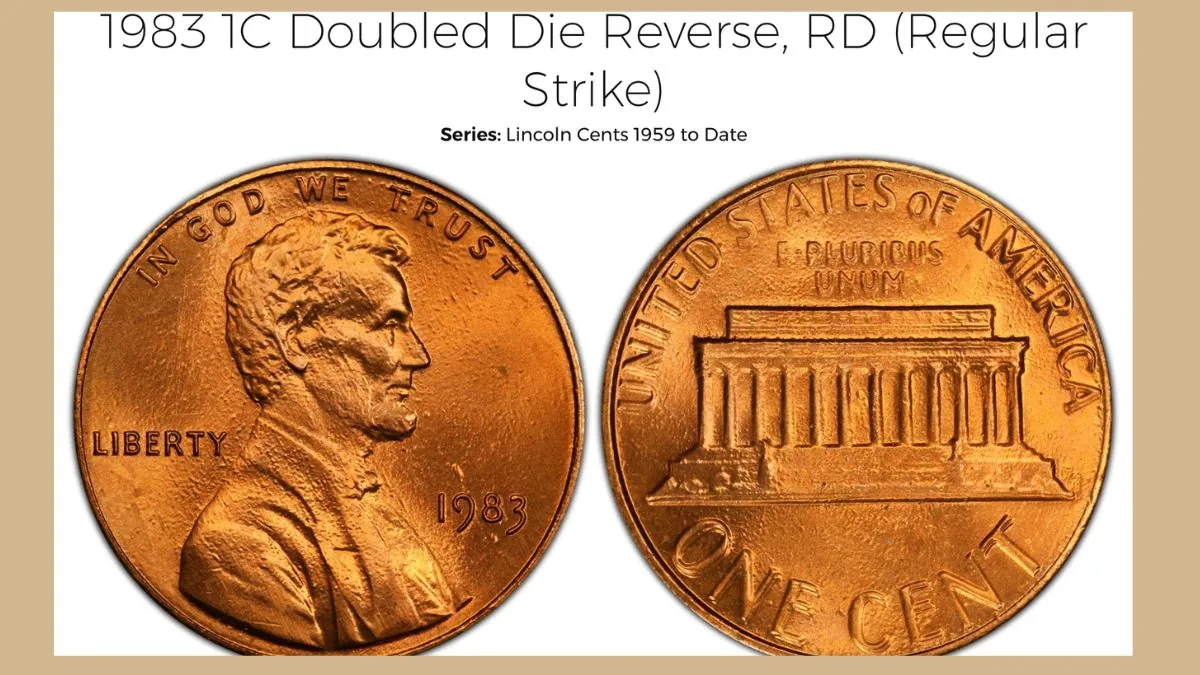 1983 Doubled Die Reverse Penny