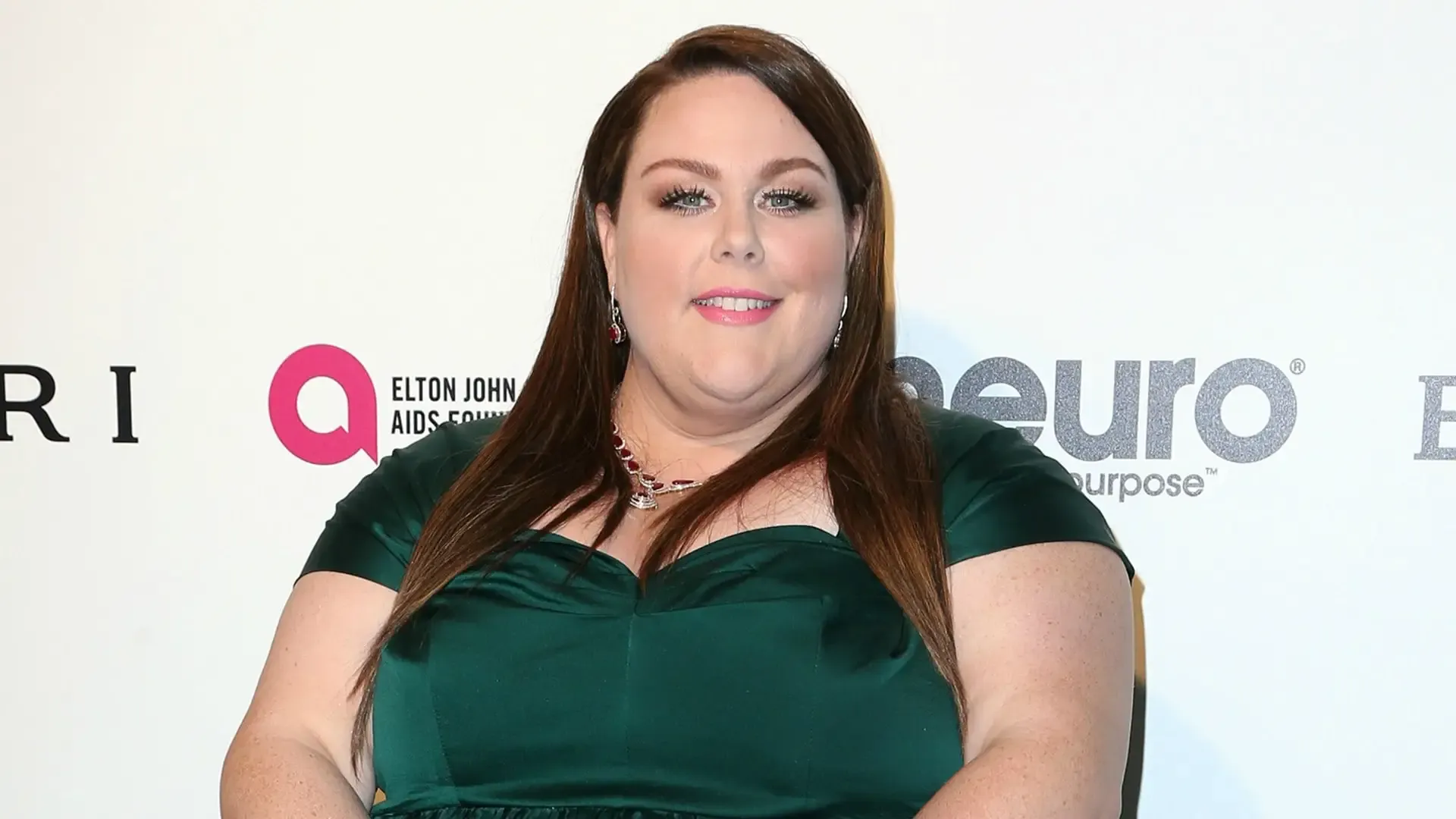 Chrissy Metz's in greeen dress