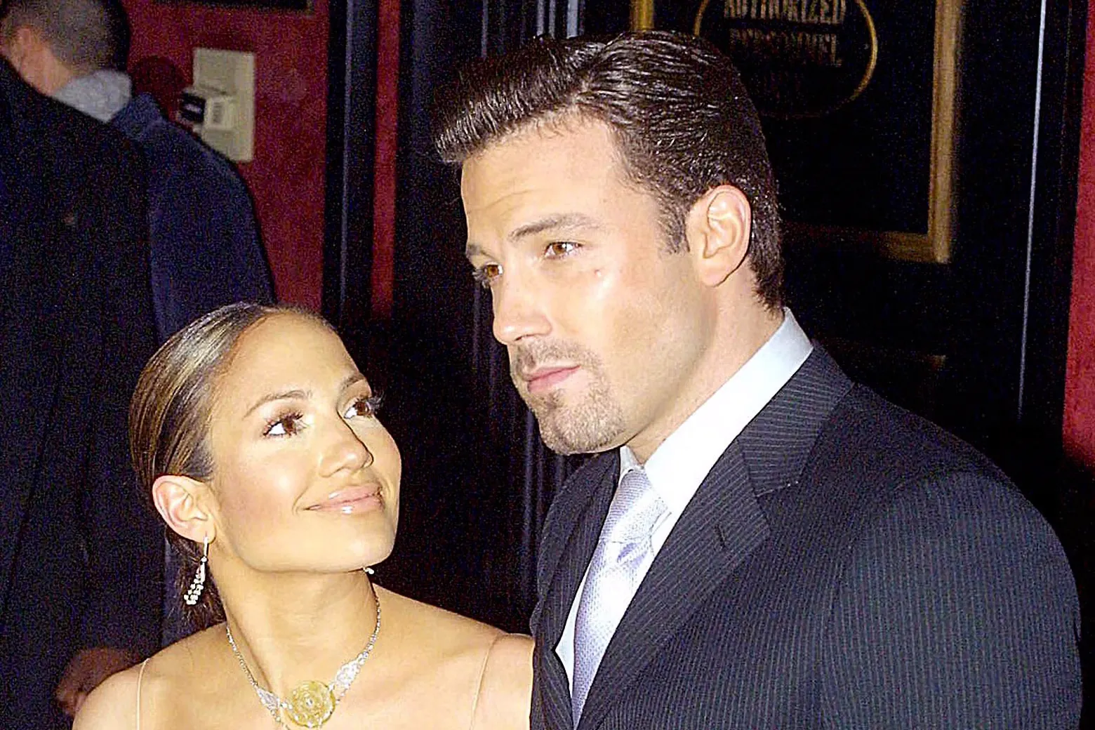 Jennifer Lopez and Ben Affleck at the Maid in Manhattan premiere in 2002. Doug Kanter/AFP via Getty Images