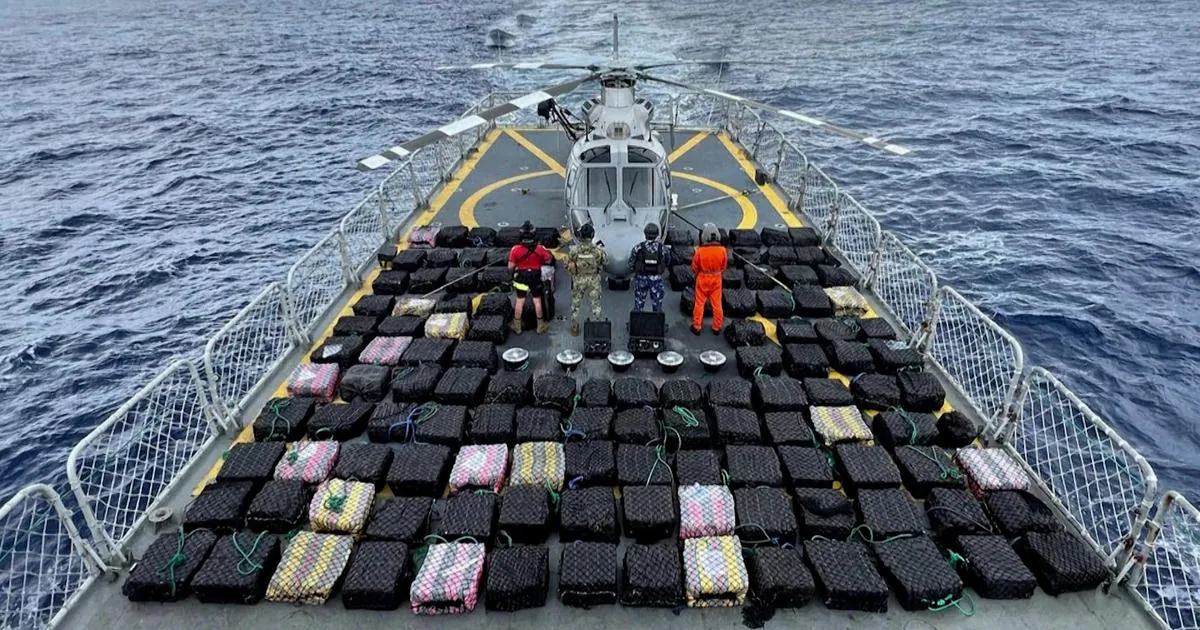 Mexican Navy Seizes 7.2 Tons of Cocaine in Pacific Ocean Raids