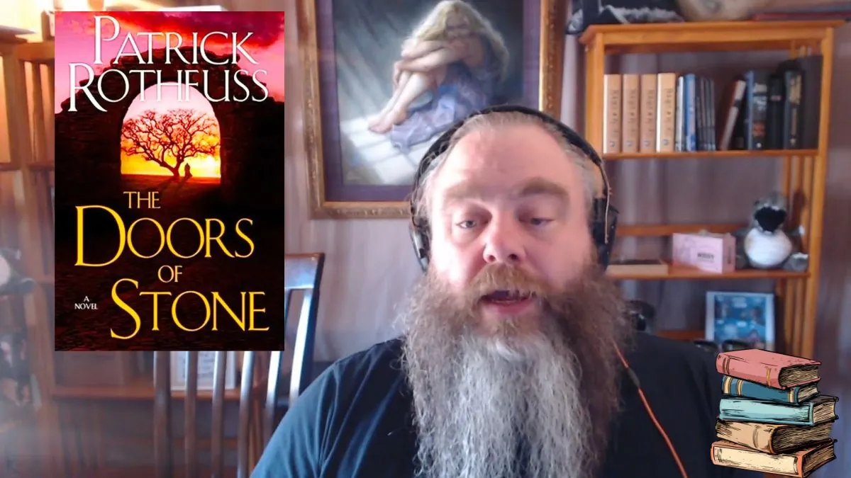 Patrick Rothfuss In Black Suit