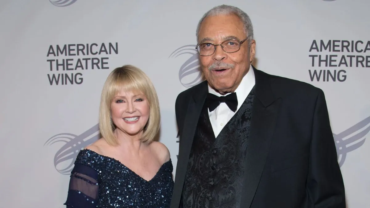 Cecilia Hart and actor James Earl Jones