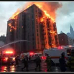 15 injured in apartment fire in Upper Manhattan, New York