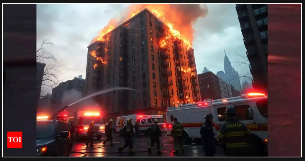 15 injured in apartment fire in Upper Manhattan, New York