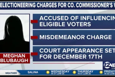 Electioneering charge filed against spouse of recently elected Sedgwick County Commissioner