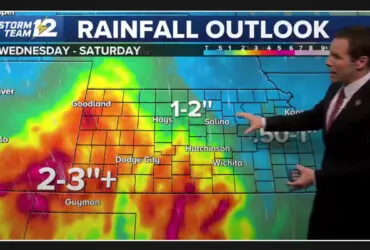 Kansas to experience wet weather with potential snowfall