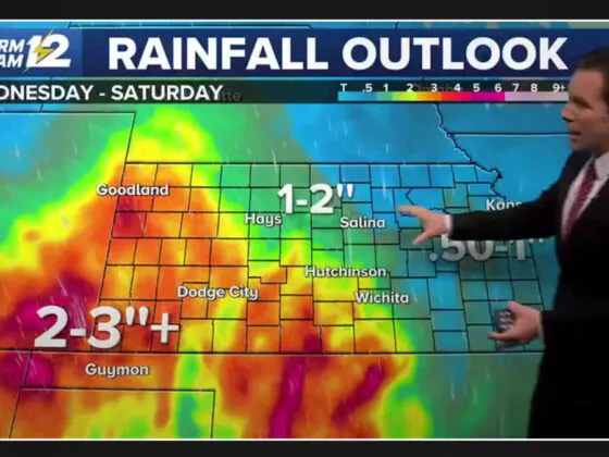 Kansas to experience wet weather with potential snowfall