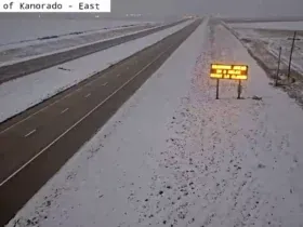 Winter Storm Closes I-70 in Northwest Kansas, Bringing Heavy Snow