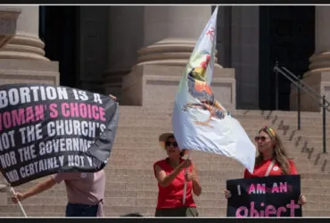 Increase in abortion rates in Kansas in 2023 attributed to bans in neighboring states like Oklahoma