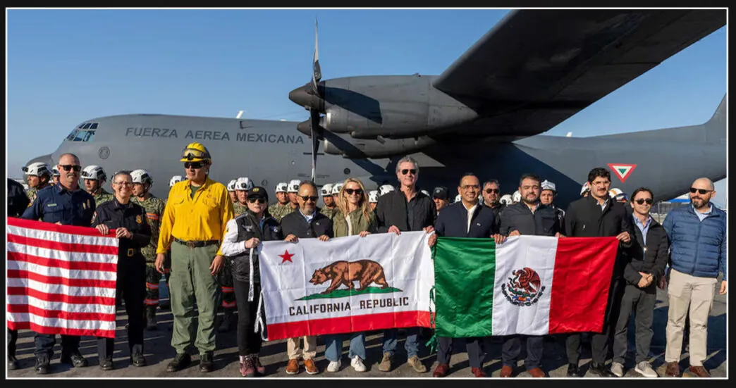 Mexican firefighters dispatched to California to assist with wildfires