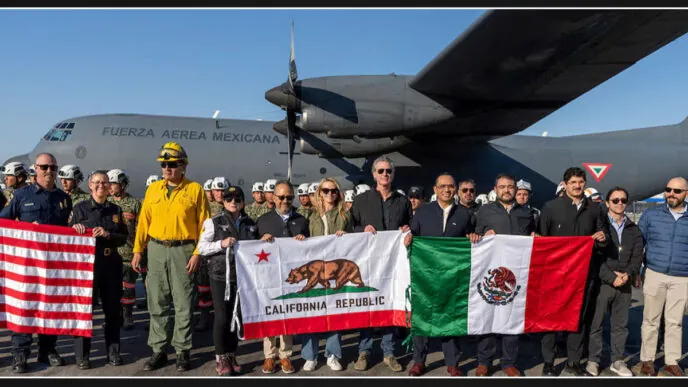 Mexican firefighters dispatched to California to assist with wildfires